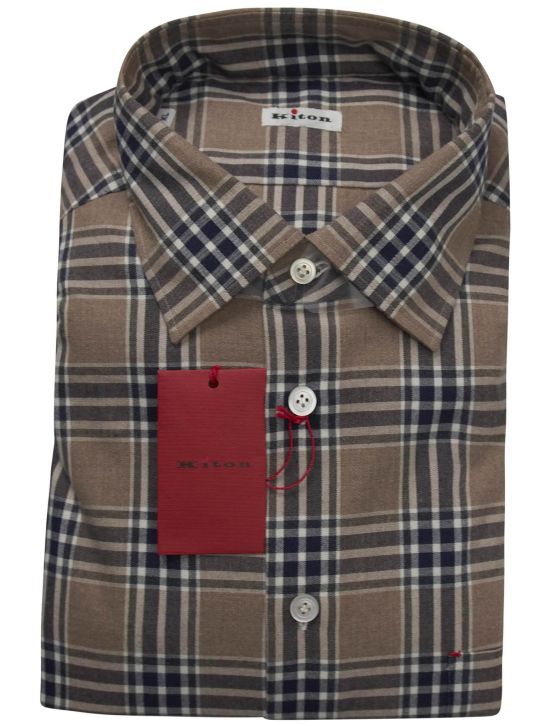 Kiton Kiton Multicolor Cotton Shirt Multicolor 000