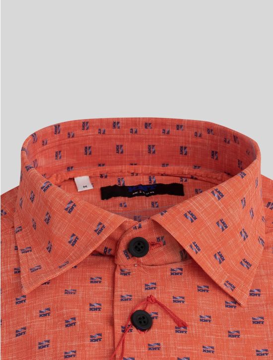 KNT KNT Kiton Orange Pa Ea Shirt Orange 001