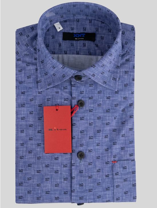 KNT KNT Kiton Blue Pa Ea Shirt Blue 000