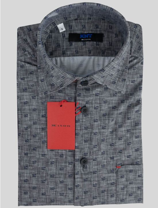 KNT KNT Kiton Gray Pa Ea Shirt Gray 000