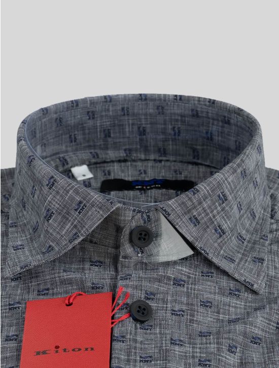 KNT KNT Kiton Gray Pa Ea Shirt Gray 001