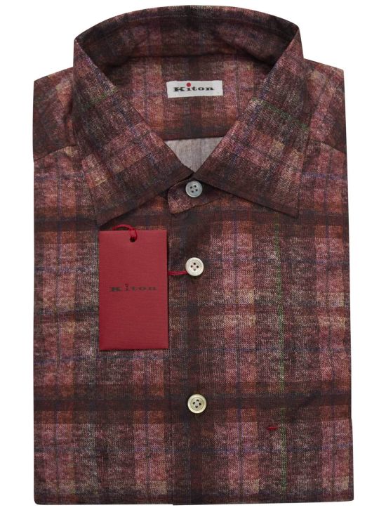 Kiton Kiton Multicolor Cotton Shirt Multicolor 000