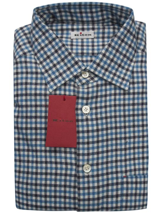 Kiton Kiton Multicolor Cotton Shirt Multicolor 000