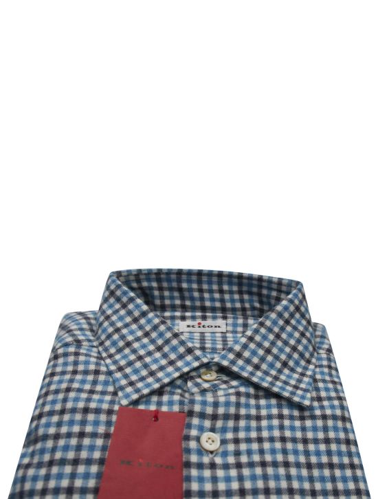 Kiton Kiton Multicolor Cotton Shirt Multicolor 001