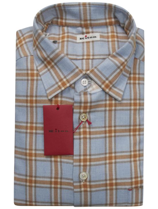 Kiton Kiton Multicolor Cotton Shirt Multicolor 000