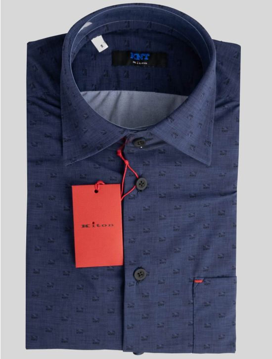 KNT KNT Kiton Blue Pa Ea Shirt Blue 000