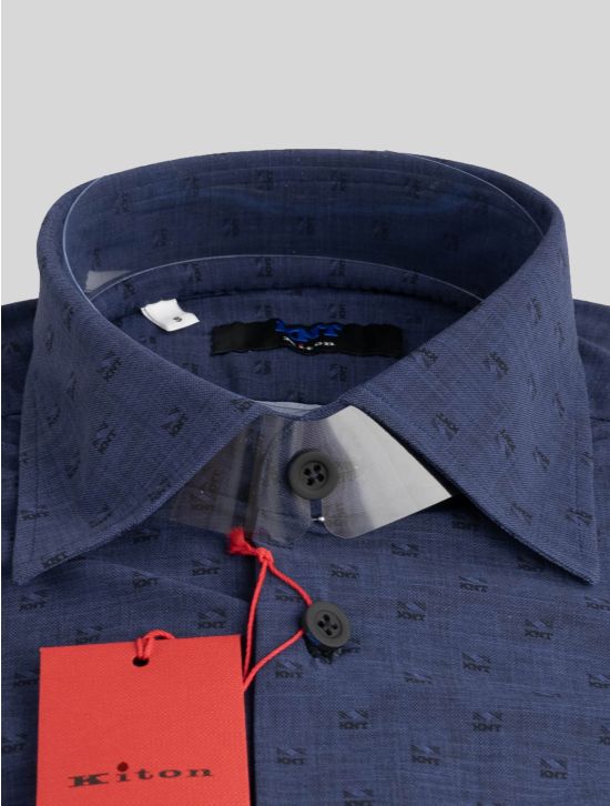 KNT KNT Kiton Blue Pa Ea Shirt Blue 001