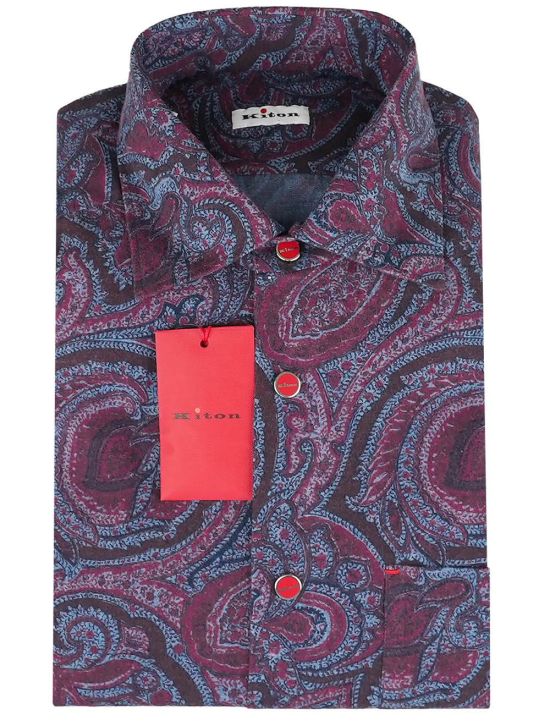 Kiton Kiton Multicolor Cotton Shirt Multicolor 000