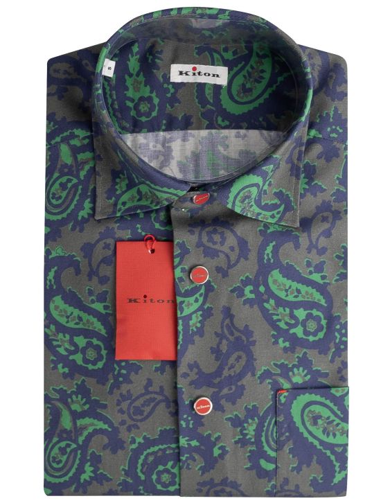 Kiton Kiton Multicolor Cotton Shirt Multicolor 000