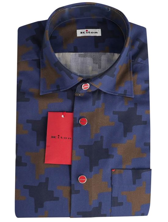 Kiton Kiton Multicolor Cotton Shirt Multicolor 000