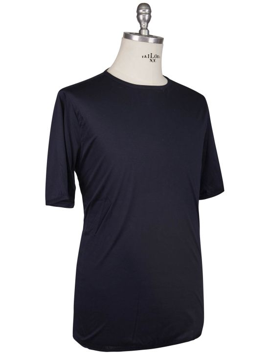 Kiton Kiton Blue Cotton T-Shirt Blue 001