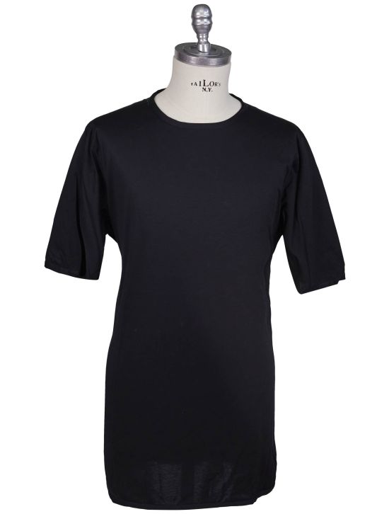 Kiton Kiton Black Cotton T-Shirt Black 000