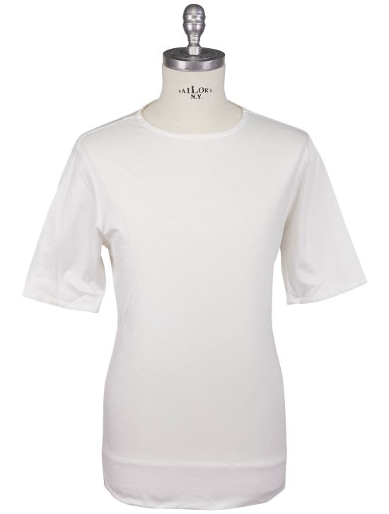 Kiton Kiton White Cotton T-Shirt White 000