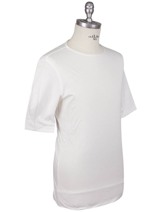 Kiton Kiton White Cotton T-Shirt White 001