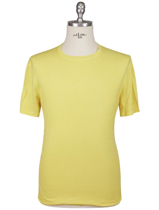 Kiton Kiton Yellow Cotton Cashmere T-Shirt Yellow 000