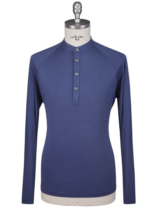 Kiton Kiton Blue Cotton Cashmere Sweater Blue 000