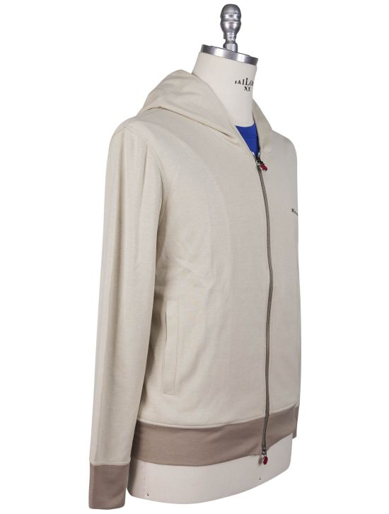 Kiton Kiton Brown Beige Cotton Pl Tracksuit Beige / Brown 001