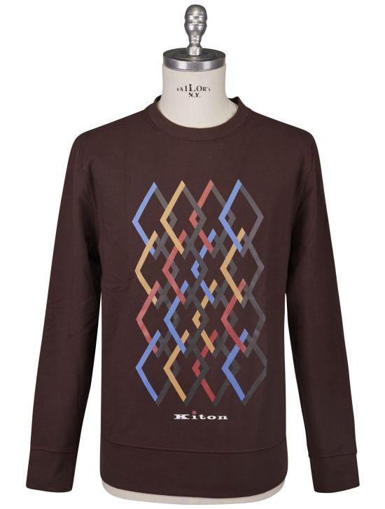 Kiton Kiton Multicolor Cotton EA Sweater Crewneck Multicolor 000