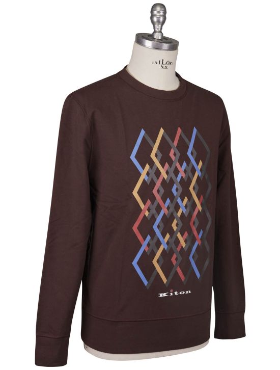 Kiton Kiton Multicolor Cotton EA Sweater Crewneck Multicolor 001