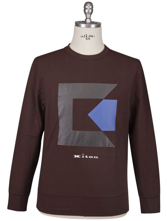 Kiton Kiton Multicolor Cotton EA Sweater Crewneck Multicolor 000