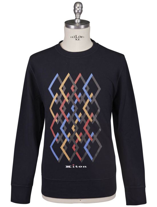 Kiton Kiton Multicolor Cotton Ea Sweater Crewneck Multicolor 000