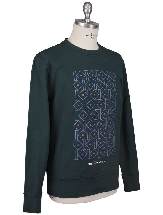 Kiton Kiton Multicolor Cotton Ea Sweater Crewneck Multicolor 001