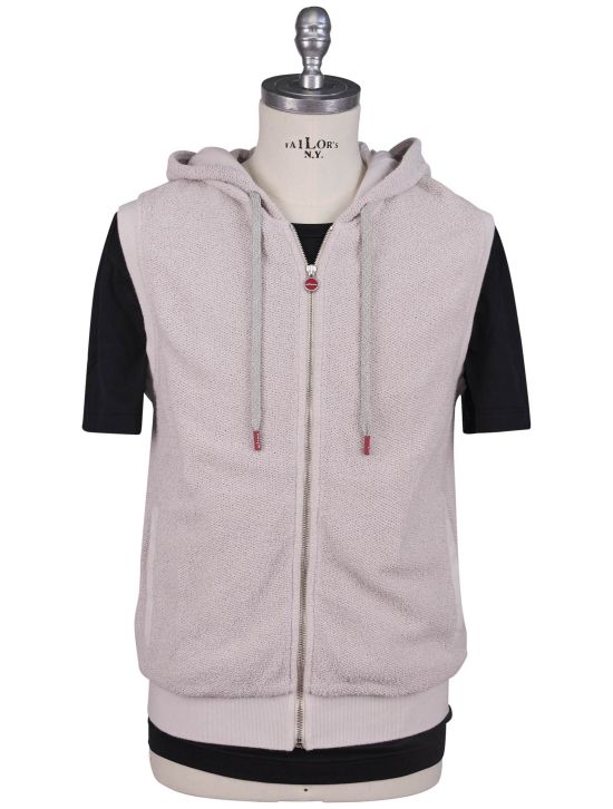 Kiton Kiton Pink Cotton PA Tracksuit Gilet Pink 001