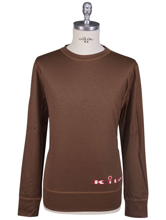 Kiton Kiton Brown Cashmere Sweater Crewneck Brown 000