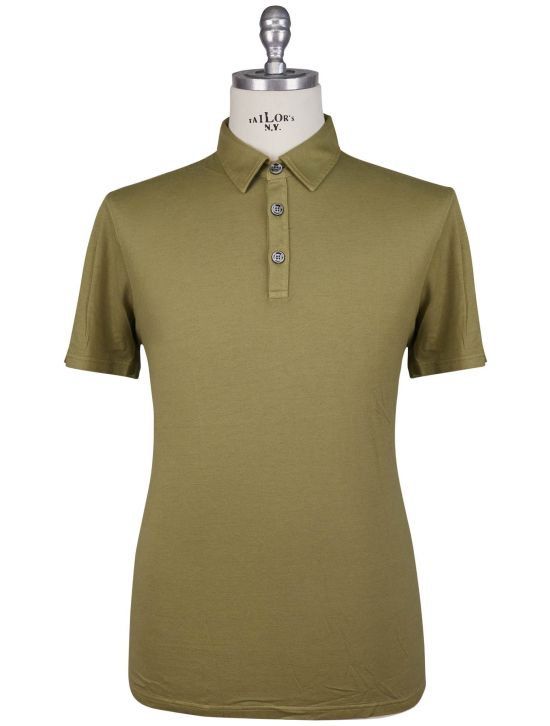 Kiton Kiton Green Cotton Cashmere Polo Green 000