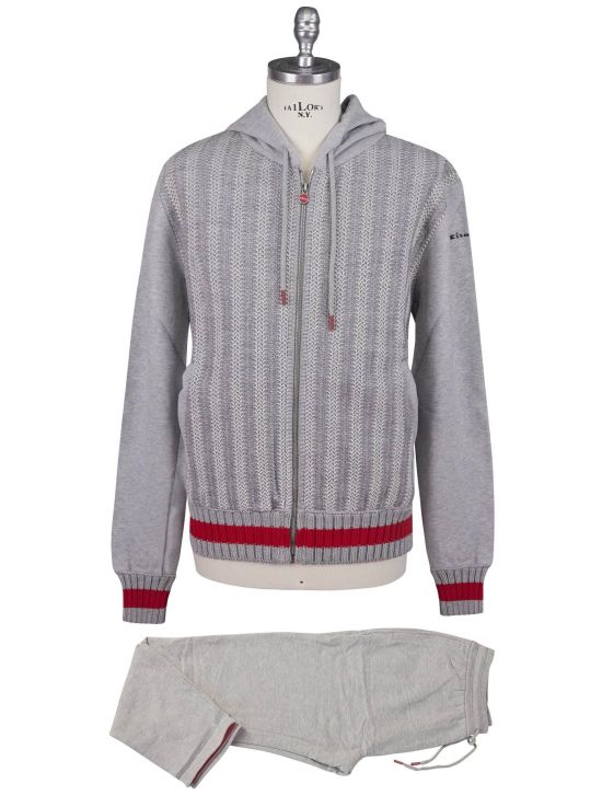 Kiton Kiton Gray Cotton Wool Tracksuit Gray 000