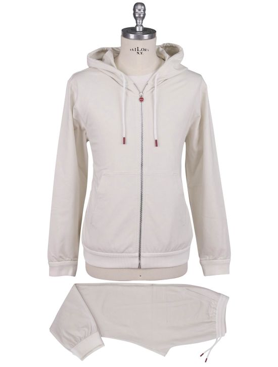 Kiton Kiton White Cotton Ea Tracksuit White 000