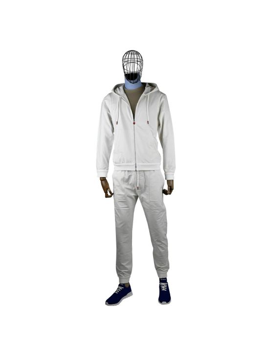 Kiton Kiton White Cotton Ea Tracksuit White 000