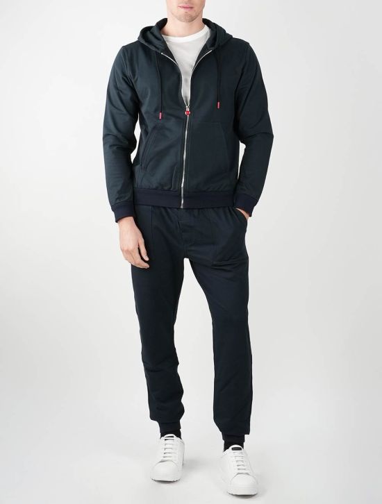 Kiton Kiton Blue Cotton Ea Tracksuit Blue 001