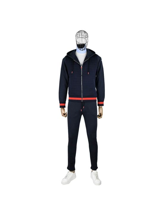 Kiton Kiton Blue Wool Nylon Ea Tracksuit Blue 000