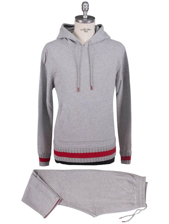 Kiton Kiton Gray Cotton Tracksuit Gray 000