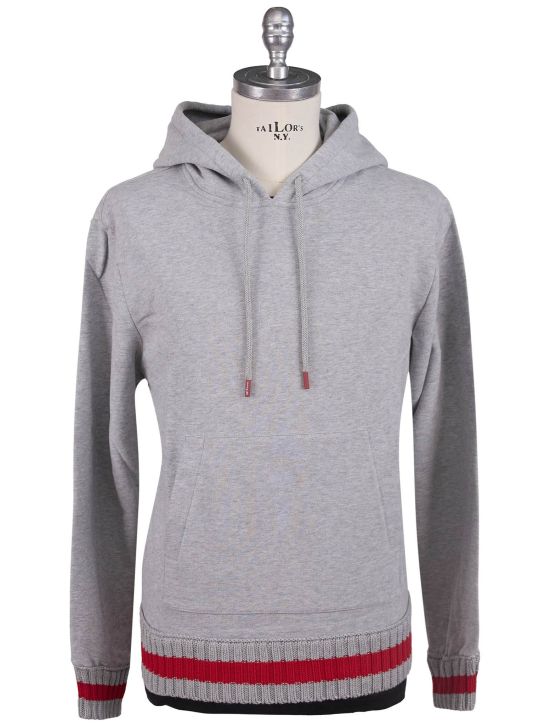 Kiton Kiton Gray Cotton Tracksuit Gray 001