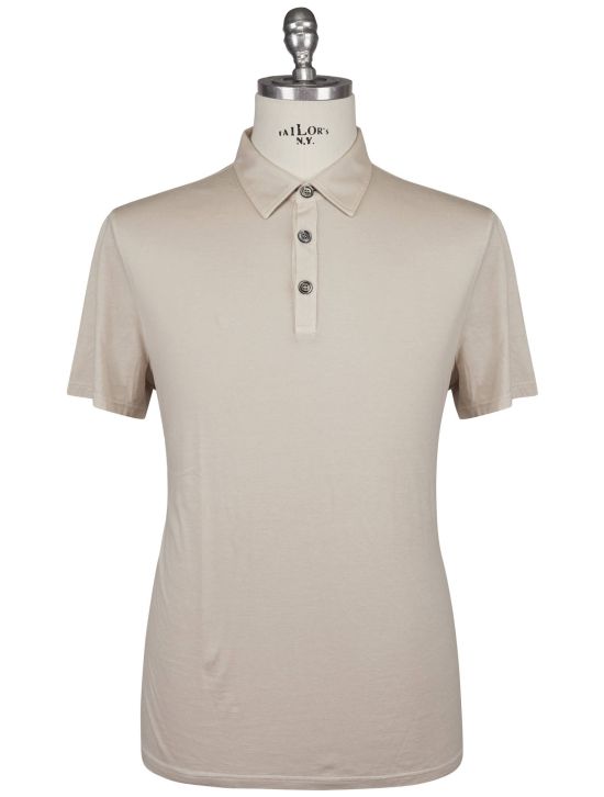 Kiton Kiton Beige Cotton Cashmere Polo Beige 000