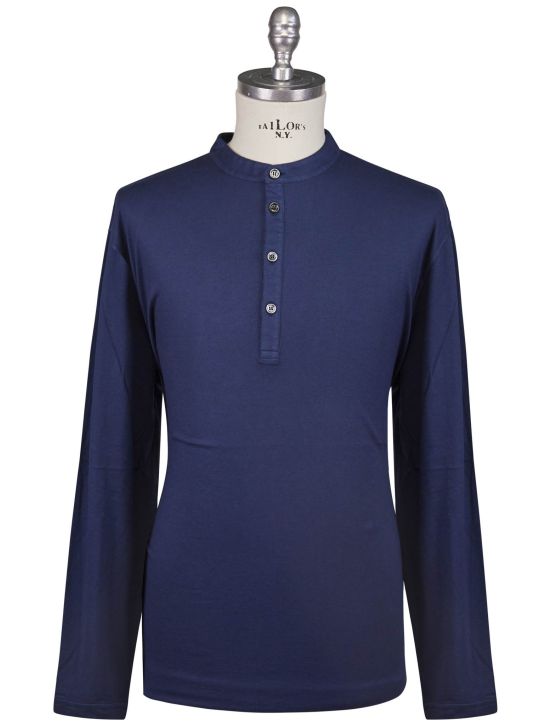 Kiton Kiton Blue Cotton Cashmere Sweater Blue 000