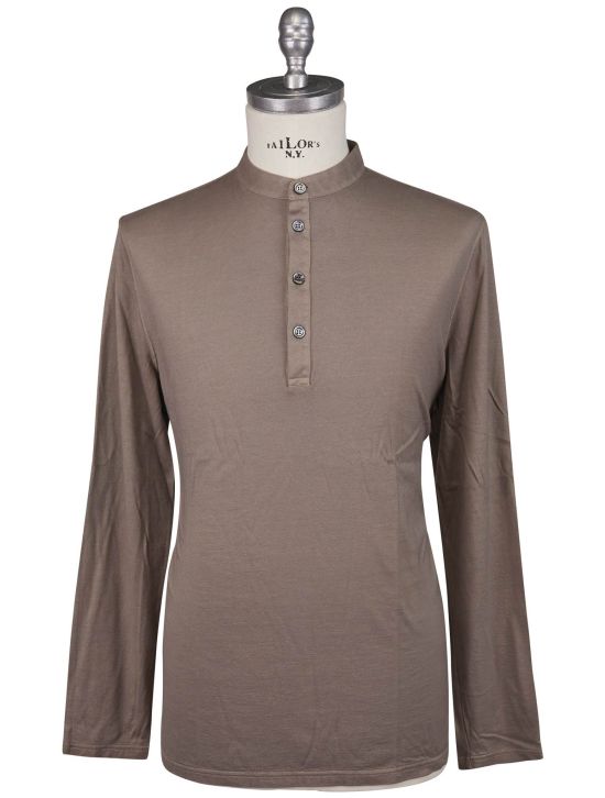 Kiton Kiton Taupe Cotton Cashmere Sweater Taupe 000