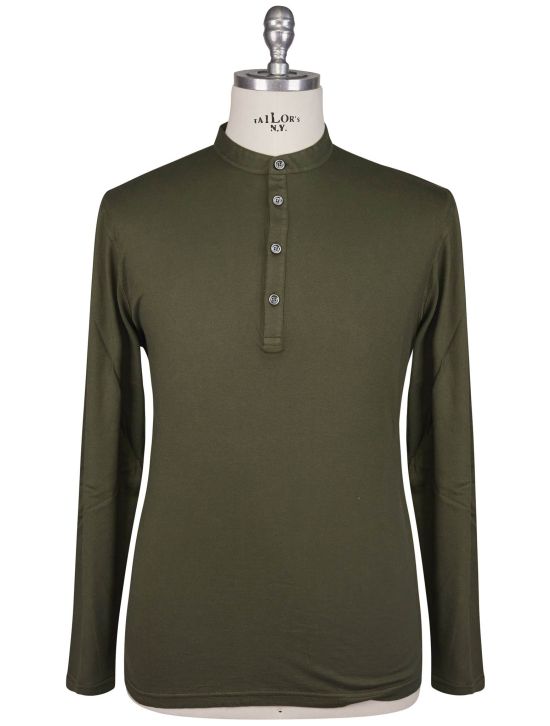 Kiton Kiton Green Cotton Cashmere Sweater Green 000