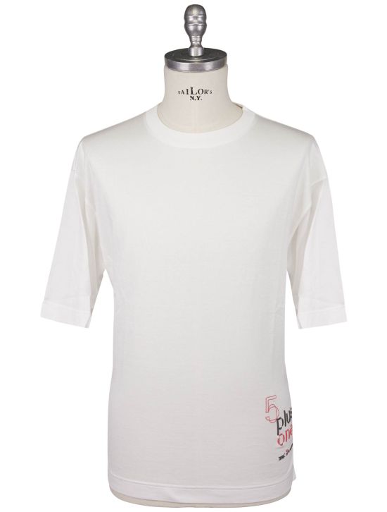 Kiton Kiton White Cotton T-Shirt White 000