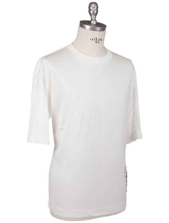 Kiton Kiton White Cotton T-Shirt White 001