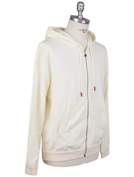 Kiton Kiton White Cotton EA Tracksuit White 001