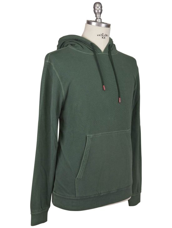 Kiton Kiton Green Cotton Sweater Green 001