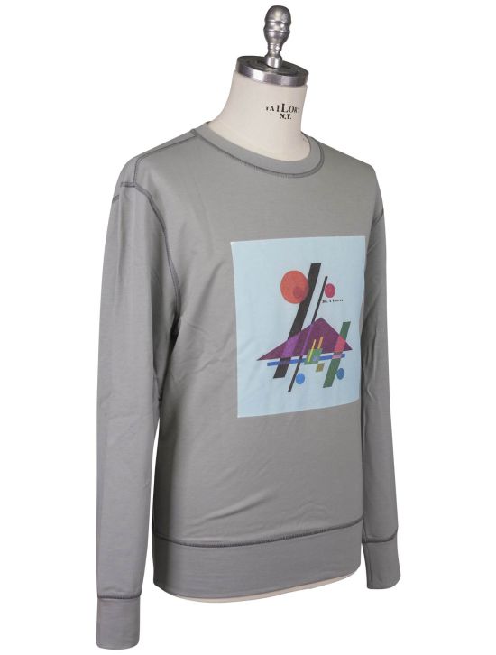 Kiton Kiton Multicolor Cotton EA Sweater Crewneck Multicolor 001