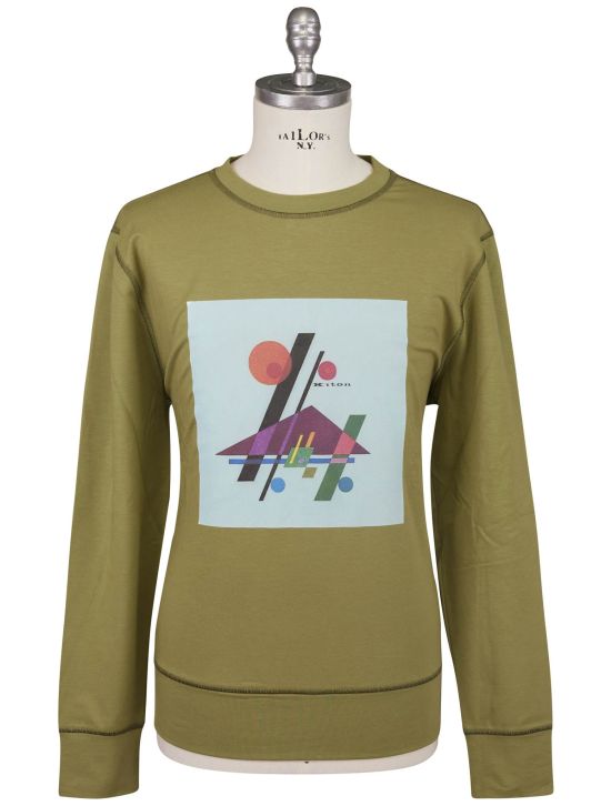 Kiton Kiton Multicolor Cotton EA Sweater Crewneck Multicolor 000