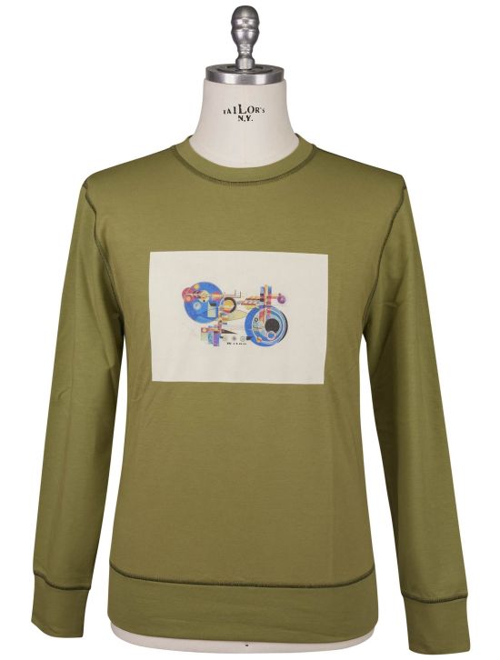 Kiton Kiton Multicolor Cotton EA Sweater Crewneck Multicolor 000