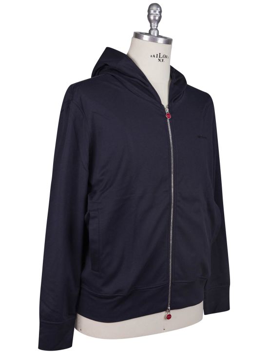 Kiton Kiton Blue Cotton Tracksuit Blue 001