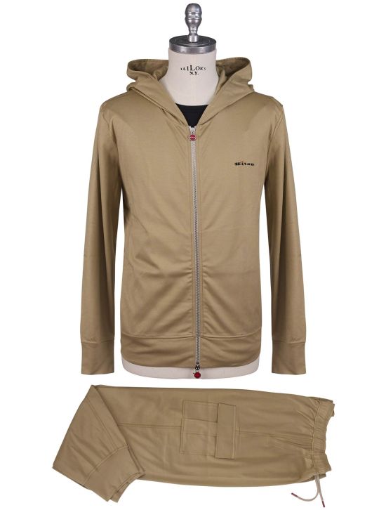 Kiton Kiton Beige Cotton Tracksuit Beige 000