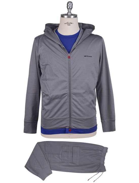 Kiton Kiton Gray Cotton Tracksuit Gray 000